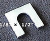 HW150 - Reg.or Bulk  / 1/8" x 1/2" Alignment Shim