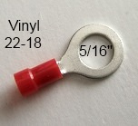 EL 126 - 50pcs / Red 5/16" Eyelet