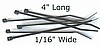 EL 109 - 50pcs. / 4" Tie Straps