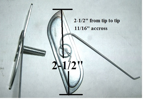 A19807 - 10pcs. / Extra Large T-Bolt 2-1/2" 