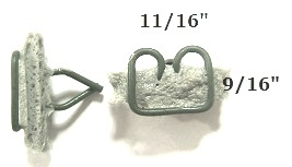 J02164 - 25pcs. /  Wire Mldg. Fastener  