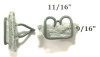 J02164 - 25pcs. /  Wire Mldg. Fastener  